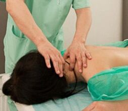Zervikale Osteochondrose -Massage